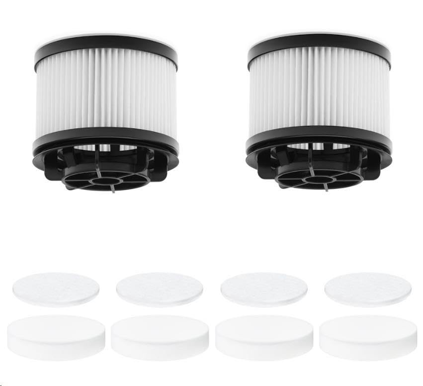 Levoit 10Pcs Replacement Filters for LVAC-200 Cordless Vacuum Cleaner