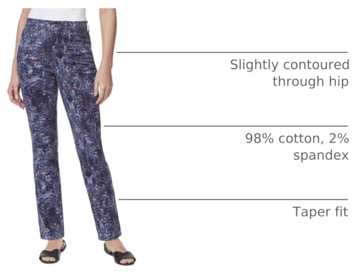 Image of Gloria Vanderbilt Womens Amanda Classic High Rise Tapered Jean Plus Size