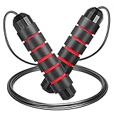 Springseil, mit Hautfreundlichen Schaum Griffe, Länge Einstellbar, Sprungseil für Kinder Erwachsene, Rutschfest und Ideal für Fitness oder Sport