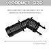 KUQUTIDY PCV Valve Replacement OEM 12578316, Automotive Positive Crankcase Ventilation Valve Tube, PCV Valve Fitting Adapter for Chevrolet Chevy Buick GMC Acadia Malibu Cadillac Equinox Camaro Saturn