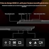 UPERFECT 2.5K 240Hz Portable Gaming Monitor, 16" 2560x1600 QHD 100% DCI-P3 400 Nits Tragbarer Monitor for Laptop w/Stand & VESA, Adaptive Sync HDMI 2.1 External Screen for PC Phone Game Console - 4