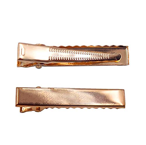 ヘアクリップ 約30個入り 40mm丈 ヘアピン 髪留め ひな祭り 金具 ヘアアクセサリー パーツ ゴールド DIY ホビー 業務用 大人 子供