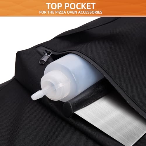 Image of Pizza Oven Cover for Ooni Volt 12 /2 with Padded Front Panel, Cover Only