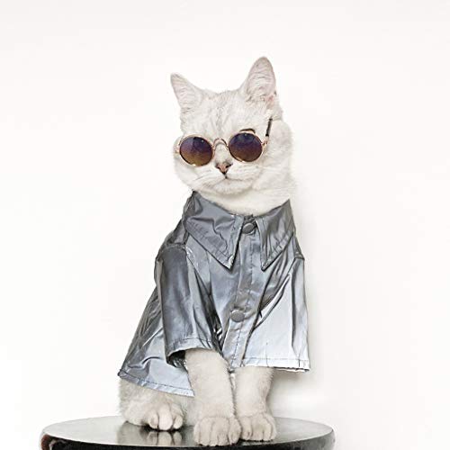 Nnr Cat Reflective Shirt High Visibility Safety Jacket Pet Reflective Shirt Small Dog Raincoat Waterproofwinter Loss Cat Coat (Color : Shirt Xl) #TOP6
