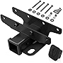 Tyger Auto TG-HC2J003B Hitch & Cover Kit Compatible with 2018-2023 Jeep Wrangler JL/JLU (Incl. 2020-23 Diesel engine/21-23 4xe) Factory Style 2 inch Rear Receiver Hitch Tow Towing Trailer Hitch