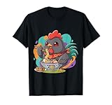 Retro Manga Matching Funny Meme Chicken T-Shirt