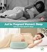 Pregnancy Pillow Cooling for Sleeping, Detachable and Adjustable Double-Sided Support Maternity Pillow Skin-Friendly for Pregnant Women Back, HIPS, Legs(30°Slope Design Verified by Expectant Mothers)