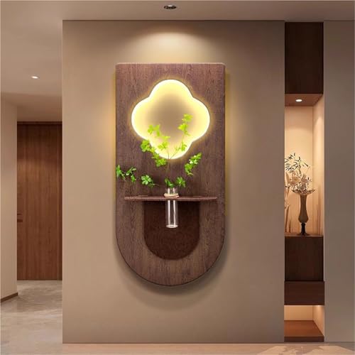 Peinture murale décorative YAIUNHIQ pour valoriser un mur vide de salon LED