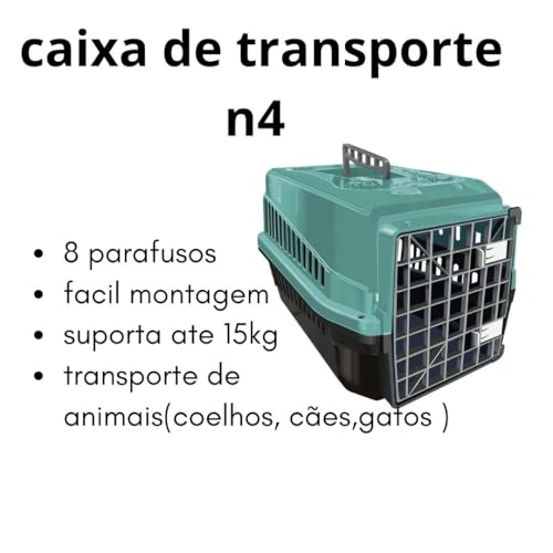 Caixa de Transporte n4 verde capacidade 13 kg