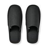 [無印良品] スリッパ 洗える左右のないスリッパ 84770234 黒 L