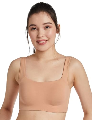 Image of Amazon Brand - Symbol Women's Cotton Stretch Non Padded Wire Free Full Coverage Slip On Bra