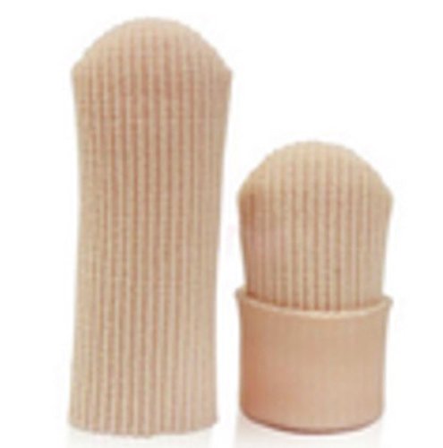 HappyFeet Fabric Gel Cap Bandage Cushion Corns and Calluses,Hallux Valgus Orthopedics,Bunion Guard Finger Toe Protector (Small)
