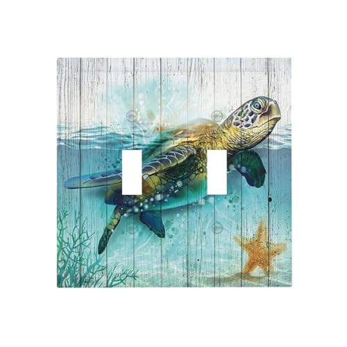Recopilación de Rustideras eléctricas para comprar online. 48 Cubierta de interruptor de luz de doble palanca de madera rústica, de 2 bandas, placa frontal eléctrica, placa de interruptor para granja, baño, recámara, decoración de sala...