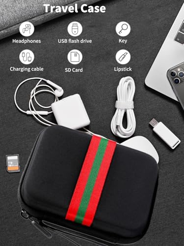 NOUKAJU Case for Trimui Brick Handheld Game Console, Game Console Protective Case,Drop-Proof,Scratch-Proof,Shock-Proof,Dust-Proof,Carrying Case for Trimui Brick Game Console(Black)