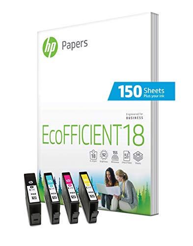 HP 902 | Ink Cartridges with 150 Sheets of 8.5x11 Paper | Black