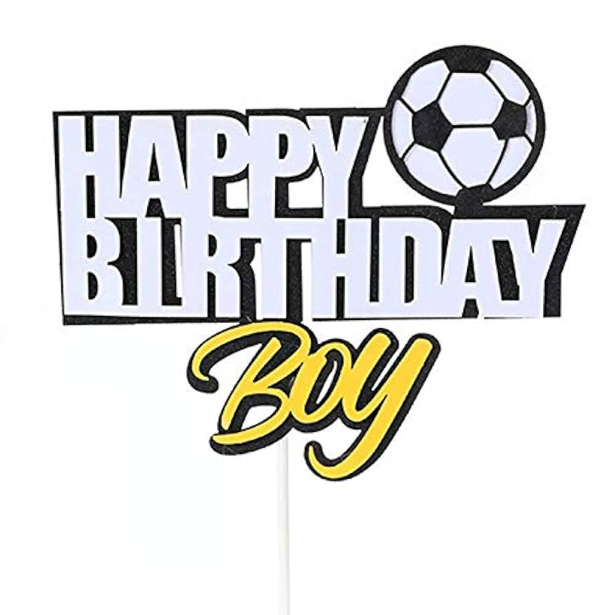 サッカー選手飾り Amazon.co.jp: ケーキトッパー お誕生日 飾り サッカー 男の子 6