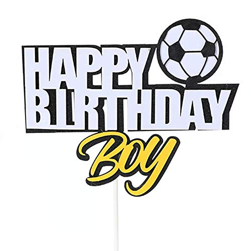 サッカー選手飾り Amazon.co.jp: ケーキトッパー お誕生日 飾り サッカー 男の子 6