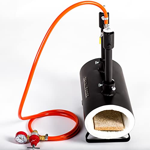 DEVIL-FORGE Forge à Gaz Propane modèle DFSW2 avec 2 brûleurs DFP (160.000 BTU) utiliser 1 ou 2 brûleurs, pour Couteliers, Maréchaux-Ferrants et Forgerons, Fabrication Couteaux, Forgeage Métaux - 4