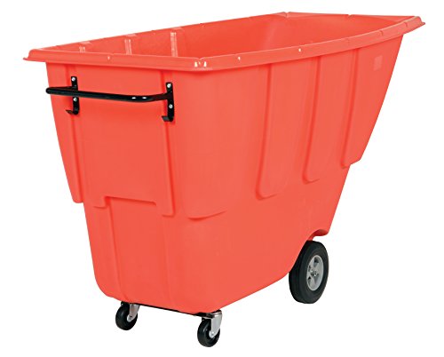 Carretilla Plástica Vestil 450 lb Capacidad Roja miniatura 4