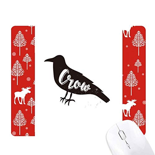 Esquisse corbeau noir et blanc idée cadeau originale pour passionné de nature et forêt