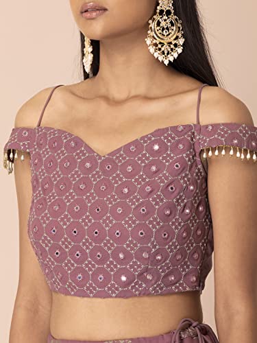 Image of Indya Women's Polyester Sleeveless Blouse