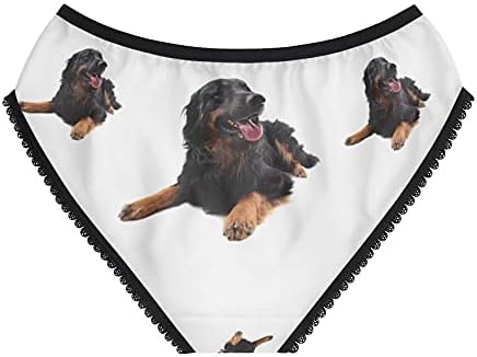 DogsMakeMeHappy Hovawart Panties,Hovawart Underwear, Briefs, Cotton Briefs, Funny Underwear, Panties For Women