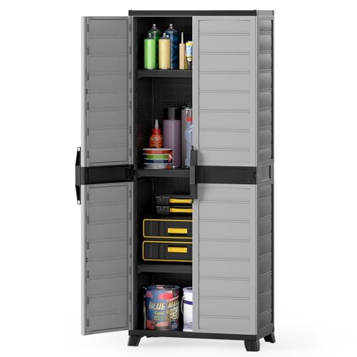 LOKO 68 Plastic Storage Cabinet with Lockable Doors