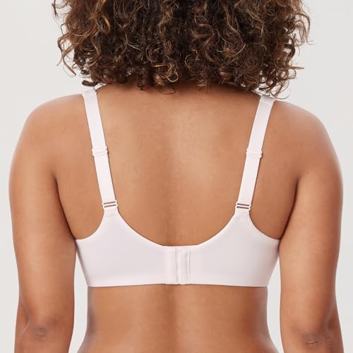 Image of DELIMIRA Minimizer Bras for Women Full Coverage Plus Size Underwire Unlined Supportive Seamless Bra