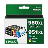 950XL 951XL Combo Replacement for HP 950 951 Ink cartridges Combo Pack Compatible for HP Officejet P
