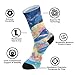 Cute Ball Python Fashion running crew socks running soft wicking mens black crew socks (2-Pair)