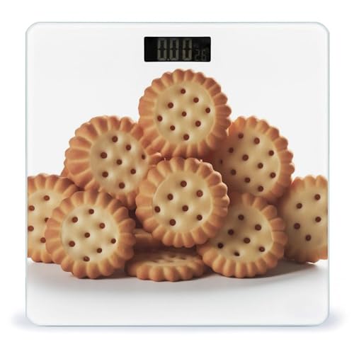 Báscula digital de baño Food Chip Biscuits peso preciso miniatura 1