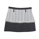 MNSWR Damen Karneval Kleidung Skirt Halbfigurales Karneval-Statement Kleidungsstück für Alltag...