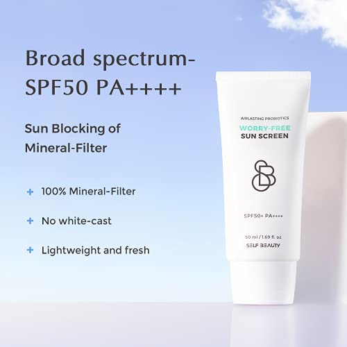 Self Beauty APS201 Ultra Lightweight Mineral Facial Sunscreen Spf 50 1.69 Fl.Oz thumb #1