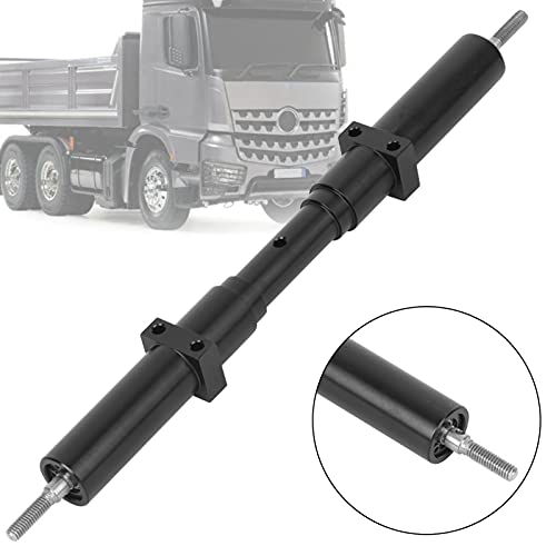 Axe de roue 1/10 RC - En métal non alimenté - Pièces de rechange pour centrale électrique et systèmes de transmission RC - Accessoire pour tracteur Tamiya 1/10 RC - Noir – vue 6