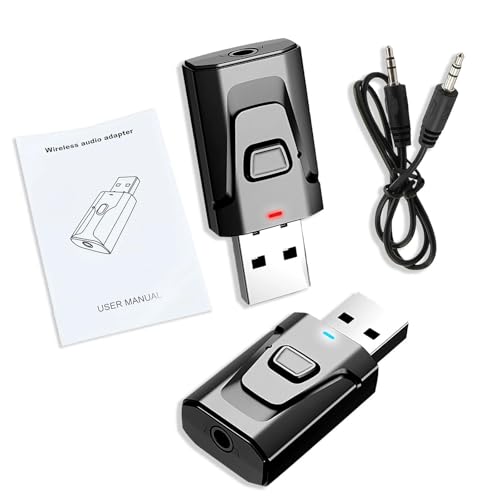 USB Bluetooth Transmitter For TV, Plug And Play Stable, With Clear Sound Quality, 5.0 Bluetooth Adapter For TV/Car/PC Audio Adapter