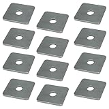 ZANURA 3⅛' x 3⅛' Square Bearing Plate Washers Fit for 3/4' Bolt, 12 Pack