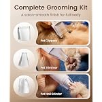 oneisall Dog Grooming Vacuum, 15000Pa Pet Vacuum Kit Shedding 99% Pet Hair, Dog Grooming Clippers with Trimmer Nail Grinder, ≤ 59dB Quiet Brush with 6 Tools, 2L Canister for Home Cleaning,Cozy SE 2 - Image 6