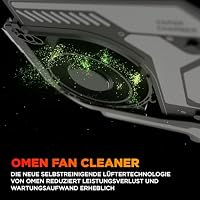 HP Omen MAX Gaming Laptop | 16 Zoll 2K Display 165Hz | Intel Ultra 9-275HX (24C) | NVIDIA GeForce RTX 5080 16GB VRAM | 32GB DDR5 RAM | 1 TB SSD | Windows 11 | QWERTZ | Alu Gehäuse | Shadow Black – Ansicht 3