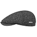 Produktbild Stetson Belfast Tweed Flatcap Schirmmütze Schiebermütze Wollcap Mütze für Herren - Made in The EU Wintercap mit Schirm, Futter Herbst-Winter - 59 cm anthrazit