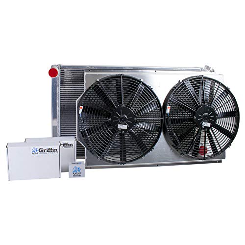Griffin Radiator Cu-00008 Combounit, Fits: 71-74 Bel Air, 68-89 Bonneville, 70-81 Camaro, 68-77 Chevelle, 68-74 Gto, 70-81 Firebird, 70-88 Monte Carlo #TOP12
