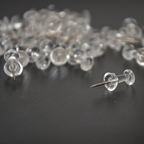 Baoii - 400 puntine trasparenti per pollice, in