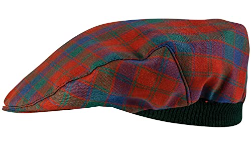 Casquette plate fabrication écossaise en tartan Robertson Ancient traditionnel