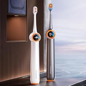 RANVOO 2-in-1 Schallzahnbürste mit Munddusche Weiß