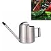Produktbild Foonee Gießkanne aus Metall mit langer Reichweite, kleine Größe, für Bonsai, Büro, Zuhause, Innenbereich, 300 ml, Edelstahl