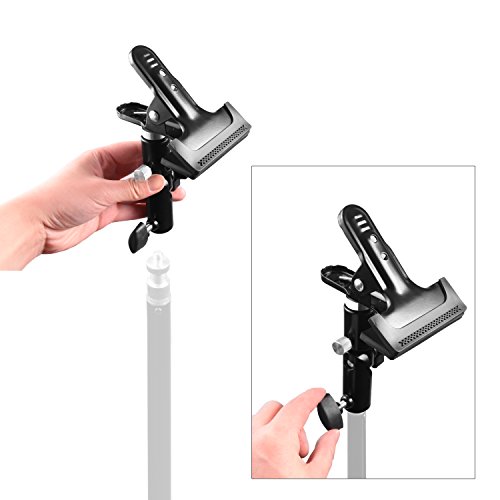 image for SLOW DOLPHIN Photo Studio Heavy Duty Metal Clamp Holder with 5/8 Light