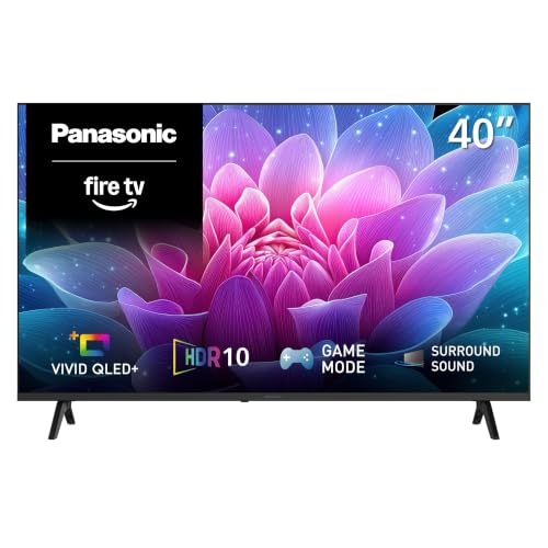 Panasonic S65 Series (2026 Model) 40-inch QLED Full HD Smart Fire TV, Vivid QLED+, HDR10, Dolby Audio, Bluetooth Audio - TV-40S65CPS