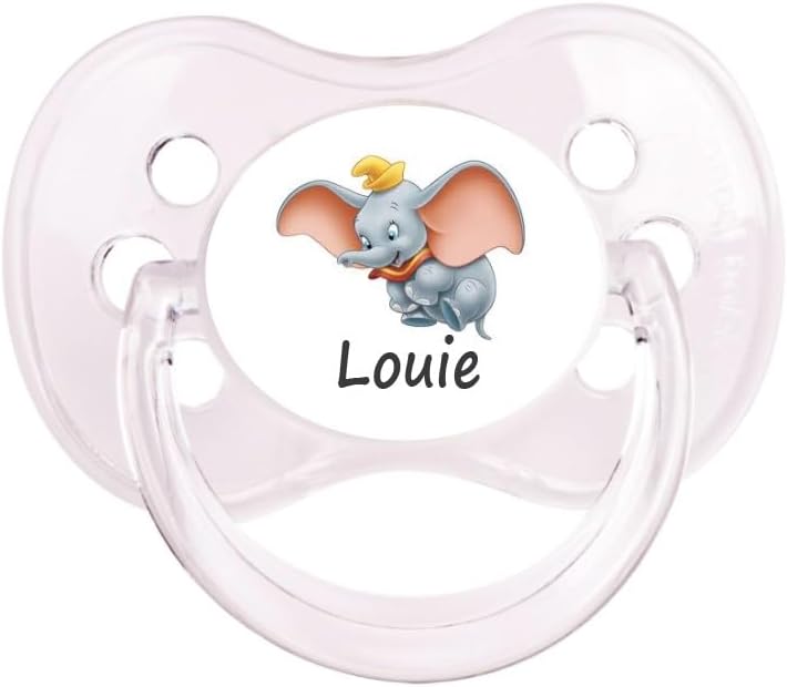 Personalised Dummy Pacifier Soother, All Teats, Sizes & Colours, Bo