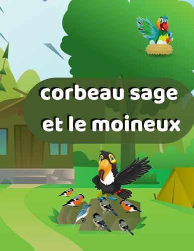 Corbeau Sage Et Le Moineux: Une Histoire Pour Les Enfants De 3Ans Et Plus (French Edition)