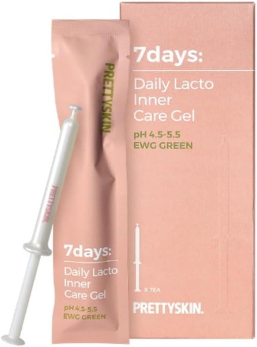 Vegan Daily Feminine Gel – 7 Single-Use Tubes (0.06oz) – Low pH 4.5~5.5, Unscented Intimate Y-Zone Care with Natural Extracts – EWG Green, Non-Sticky, Soothing for Sensitive Skin