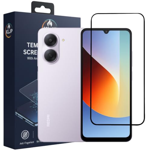Image of Gorilla Tempered Glass For Redmi A7 4G (Pack of 1) With Installation Kit | Edge to Edge Coverage | Black